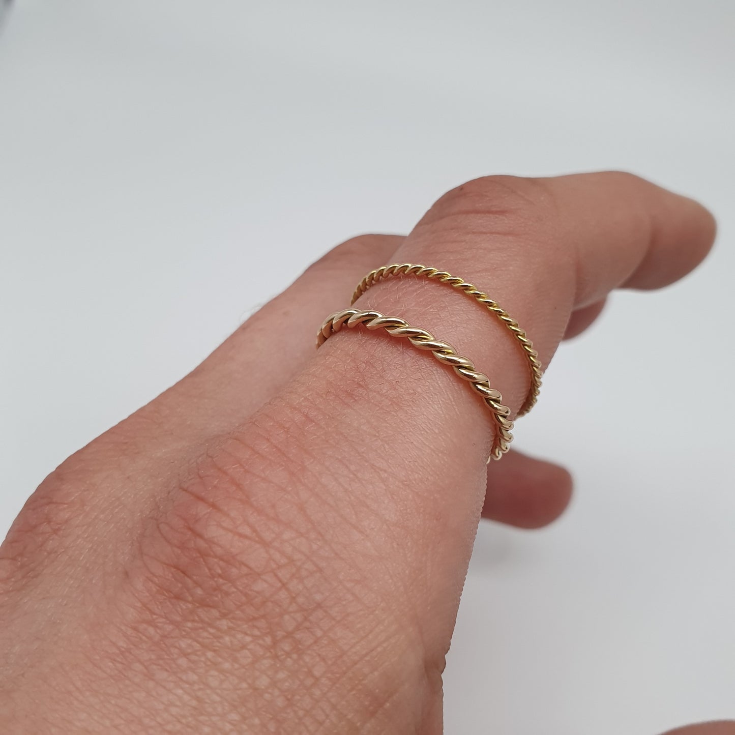 Fedina a filo intrecciato Oro