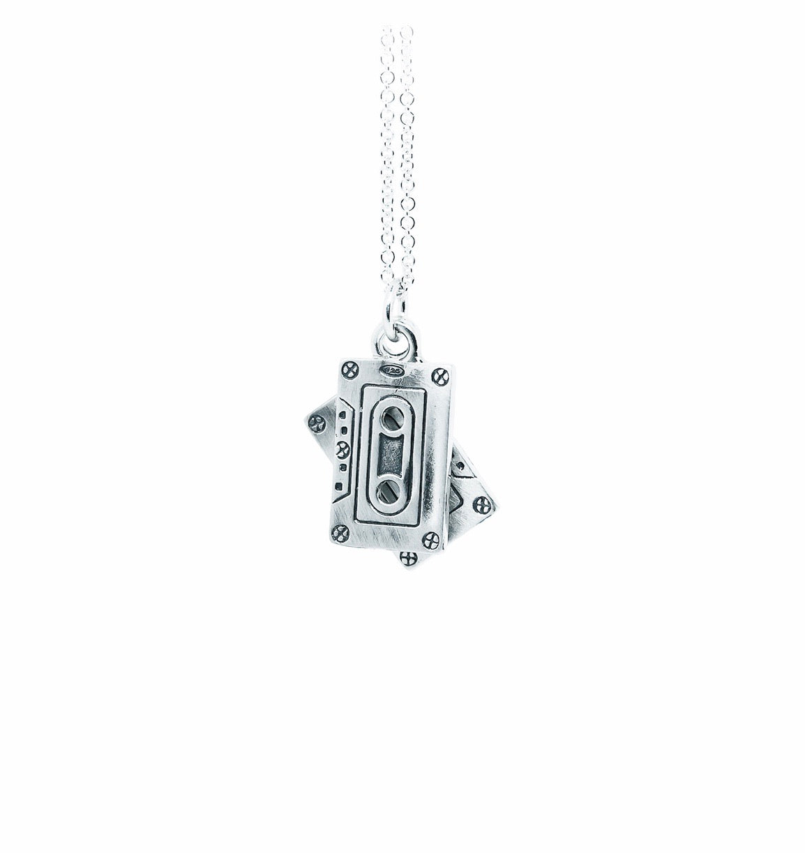 Collana Audiocassetta Argento