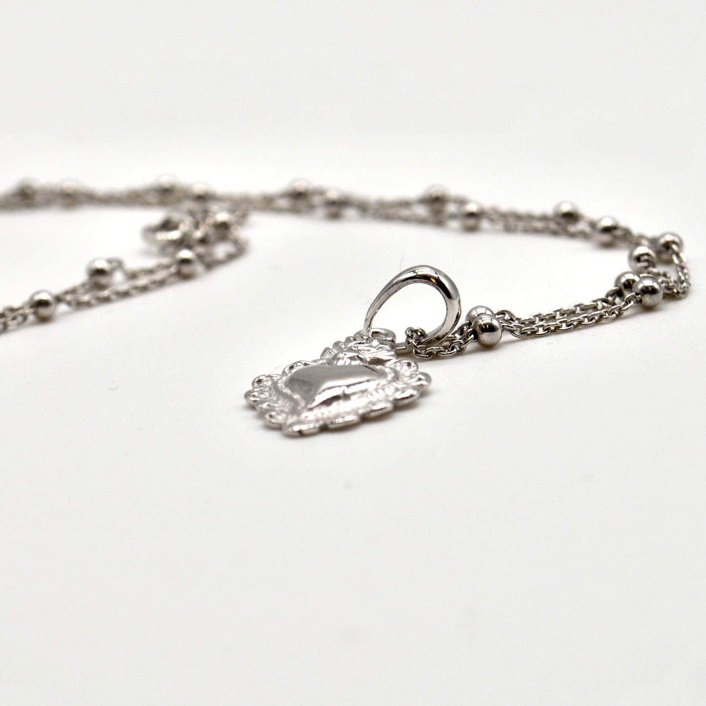 Collana Cuore Sacro Argento925