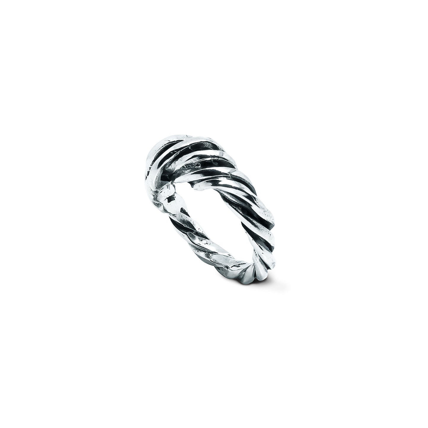 Anello intrecciato Argento