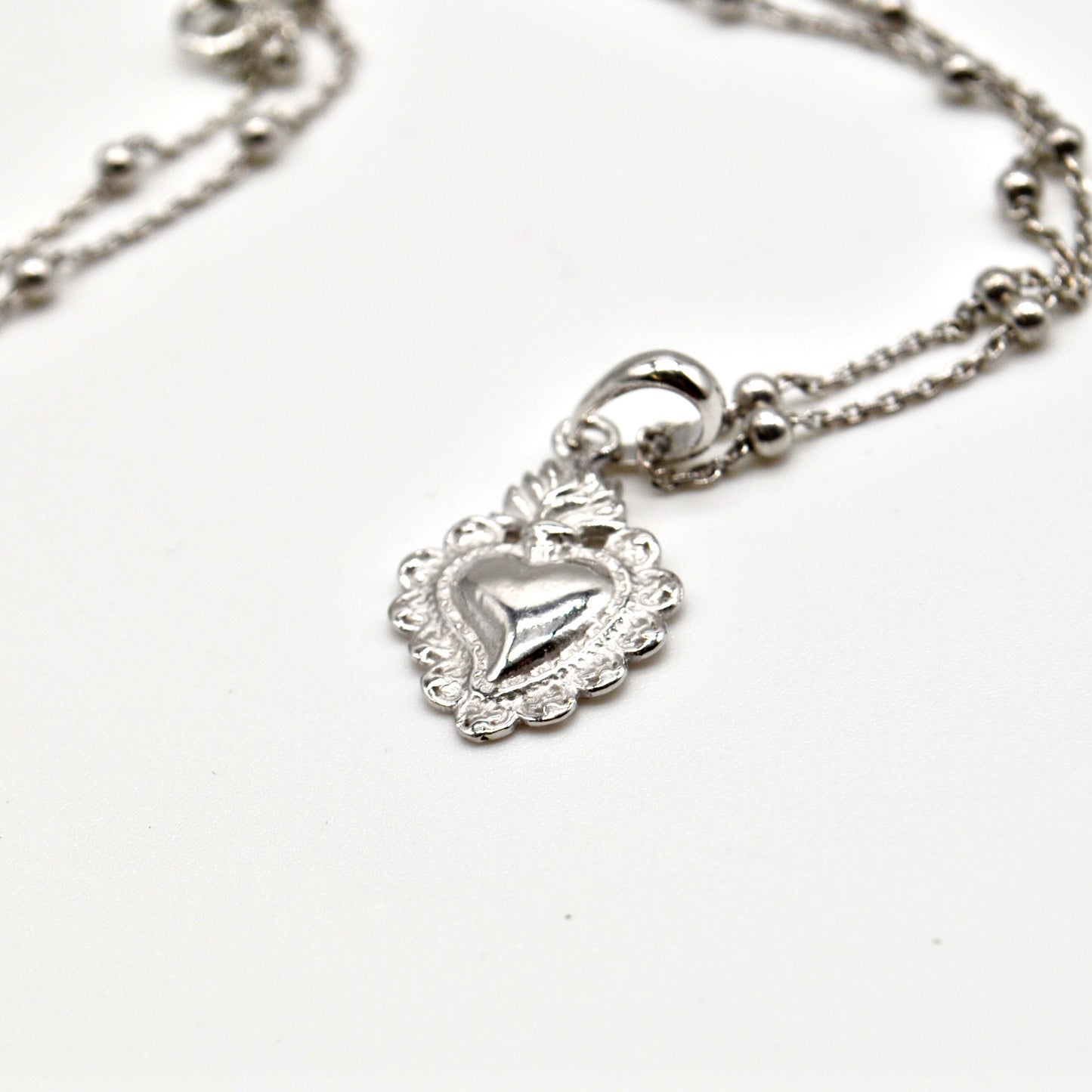 Collana Cuore Sacro Argento925