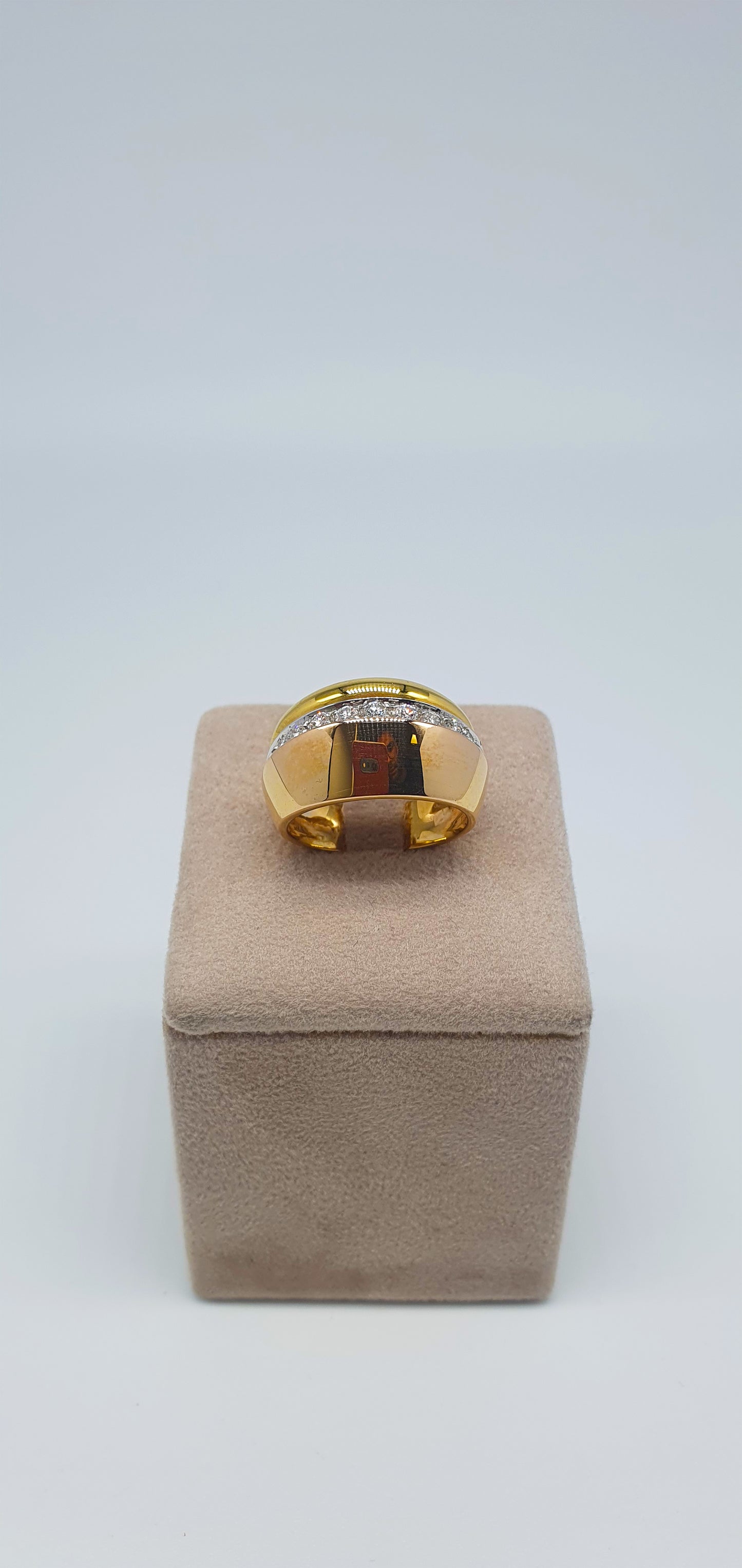 Anello oro diamanti