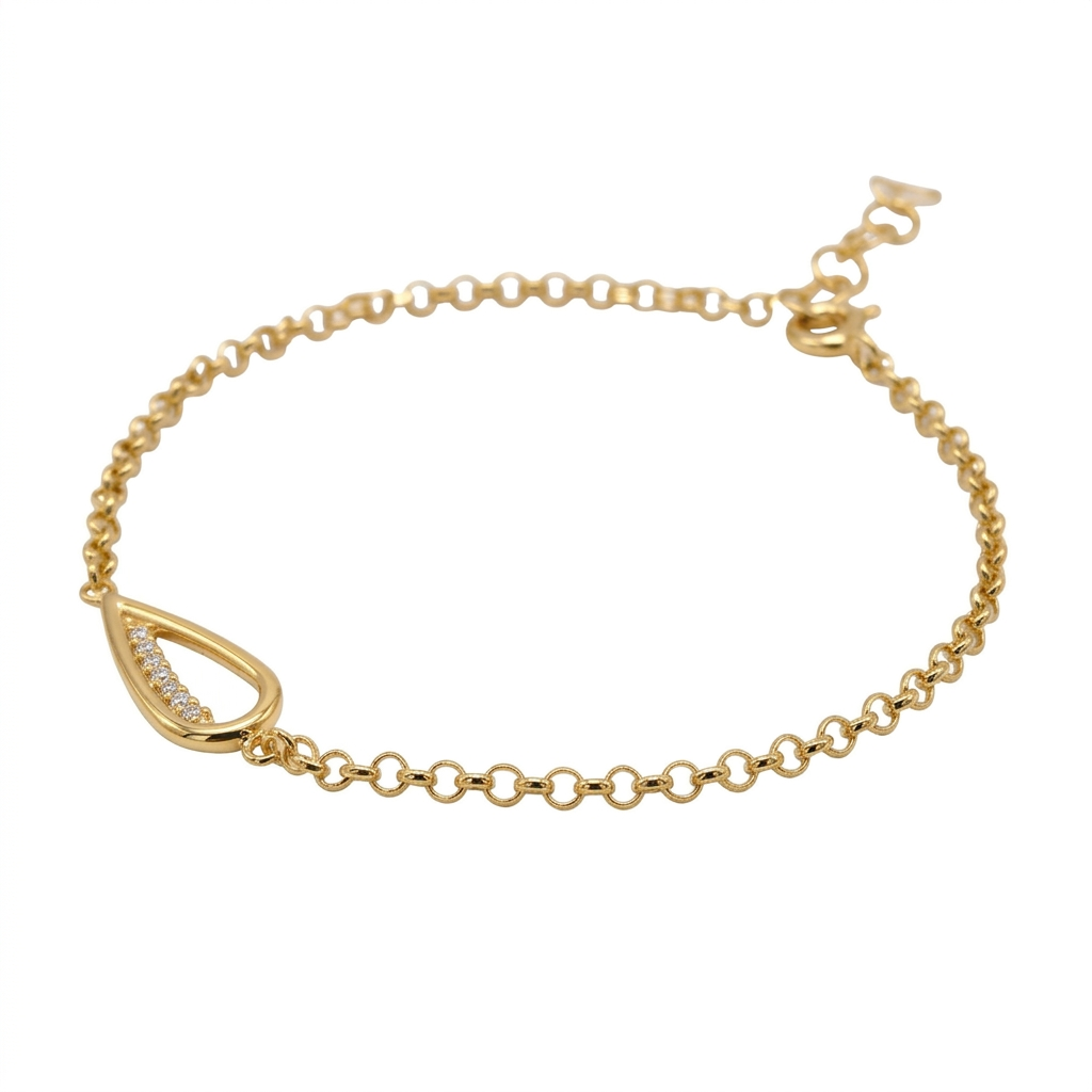 Bracciale Goccia zirconi