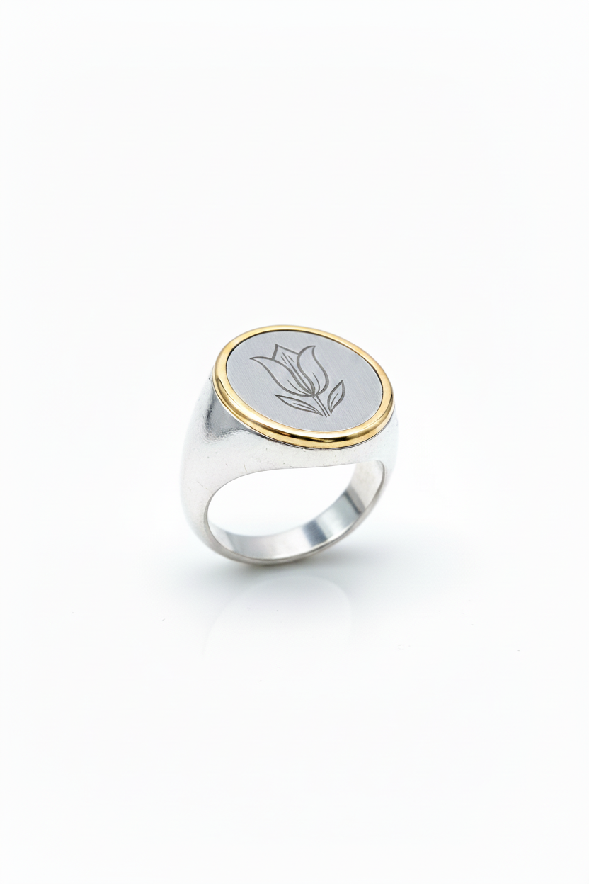 Anello a scudo massiccio