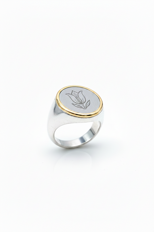 Anello a scudo massiccio