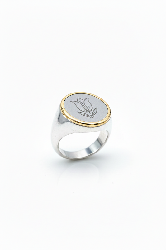Anello a scudo massiccio