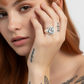Anello Chevalier lettera Argento