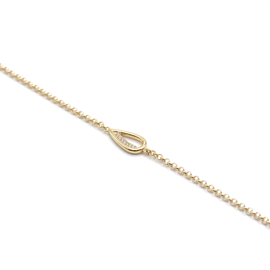 Bracciale Goccia zirconi