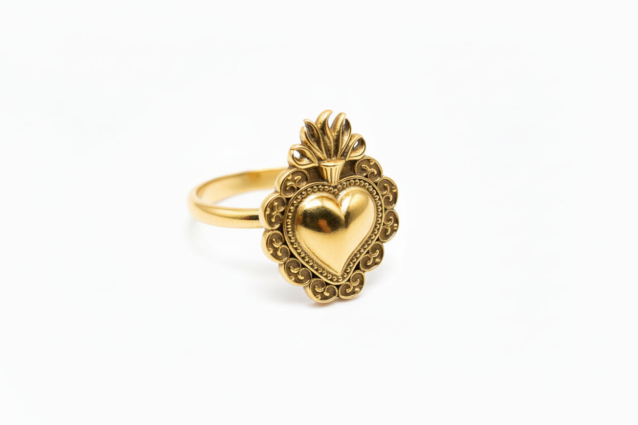 Anello sacro cuore medio