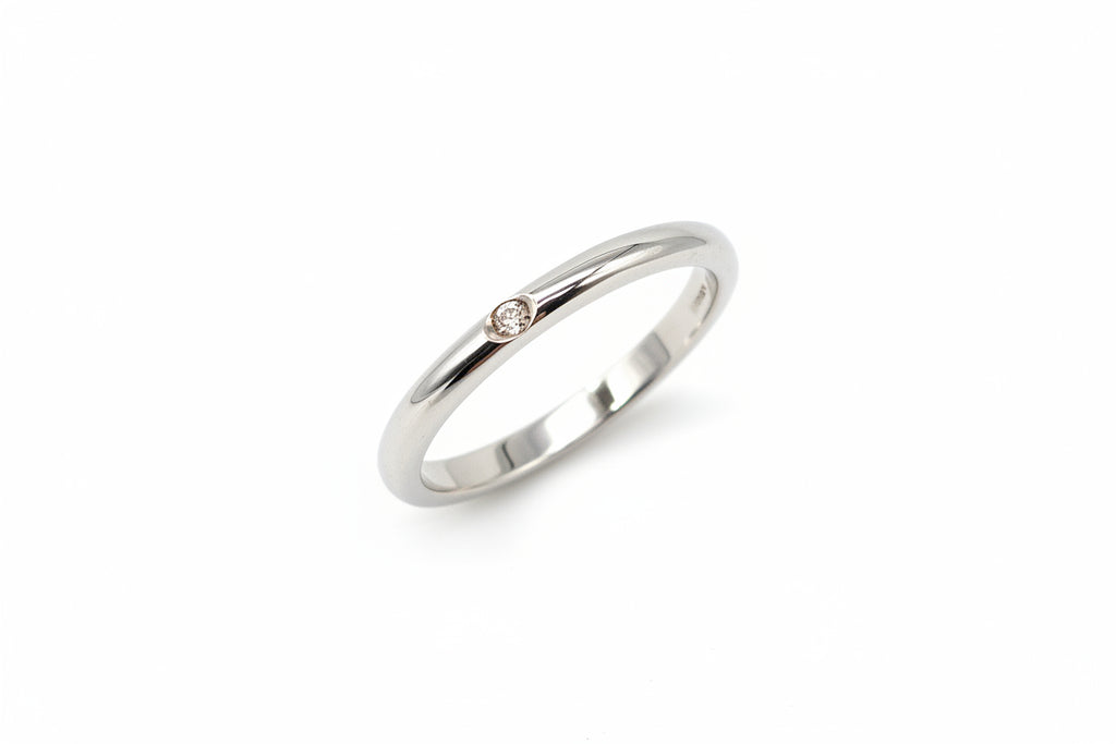 Anello/fede con diamanti