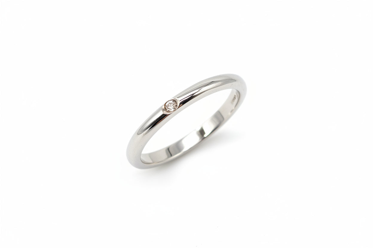 Anello/fede con diamanti
