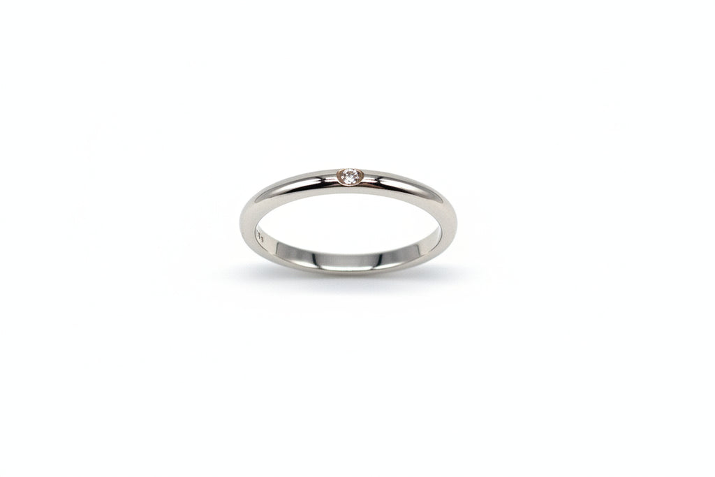 Anello/fede con diamanti