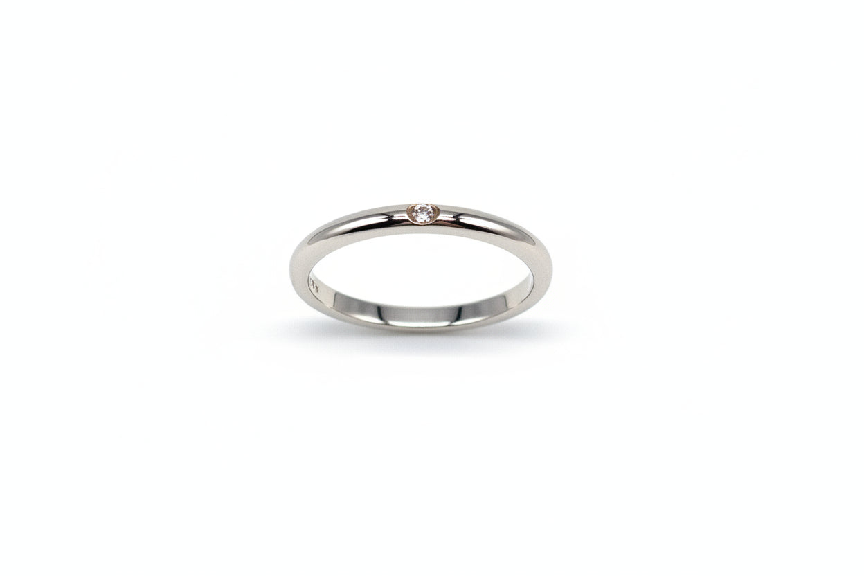 Anello/fede con diamanti