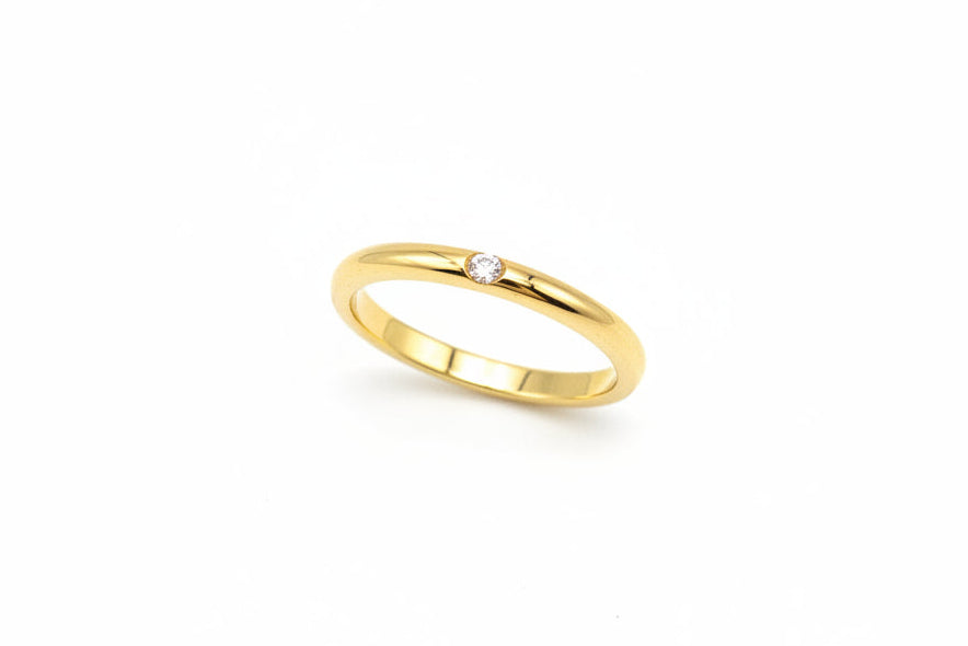 Anello/fede con diamanti