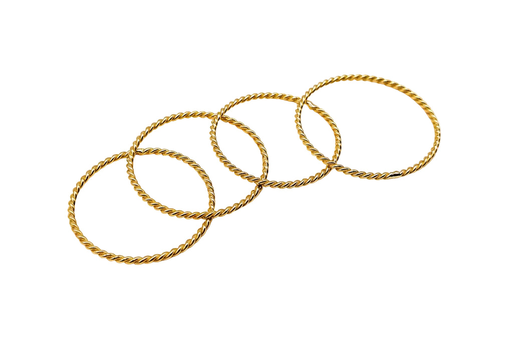 Fedina a filo intrecciato Oro