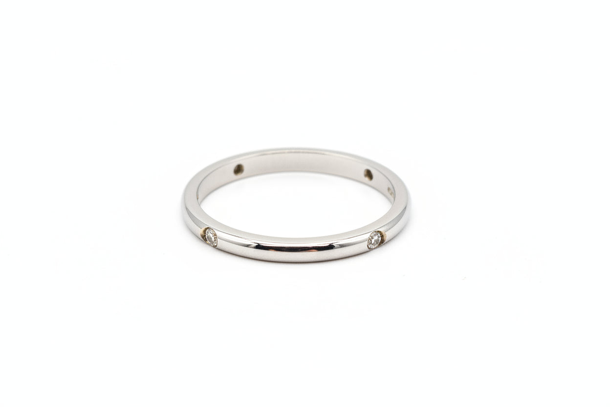 Anello/fede con diamanti