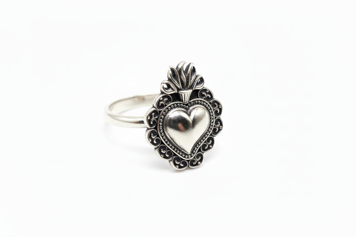 Anello sacro cuore medio