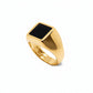 Anello chevalier onice