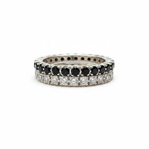 Anello Eternity zirconi