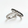 Anello Eternity zirconi