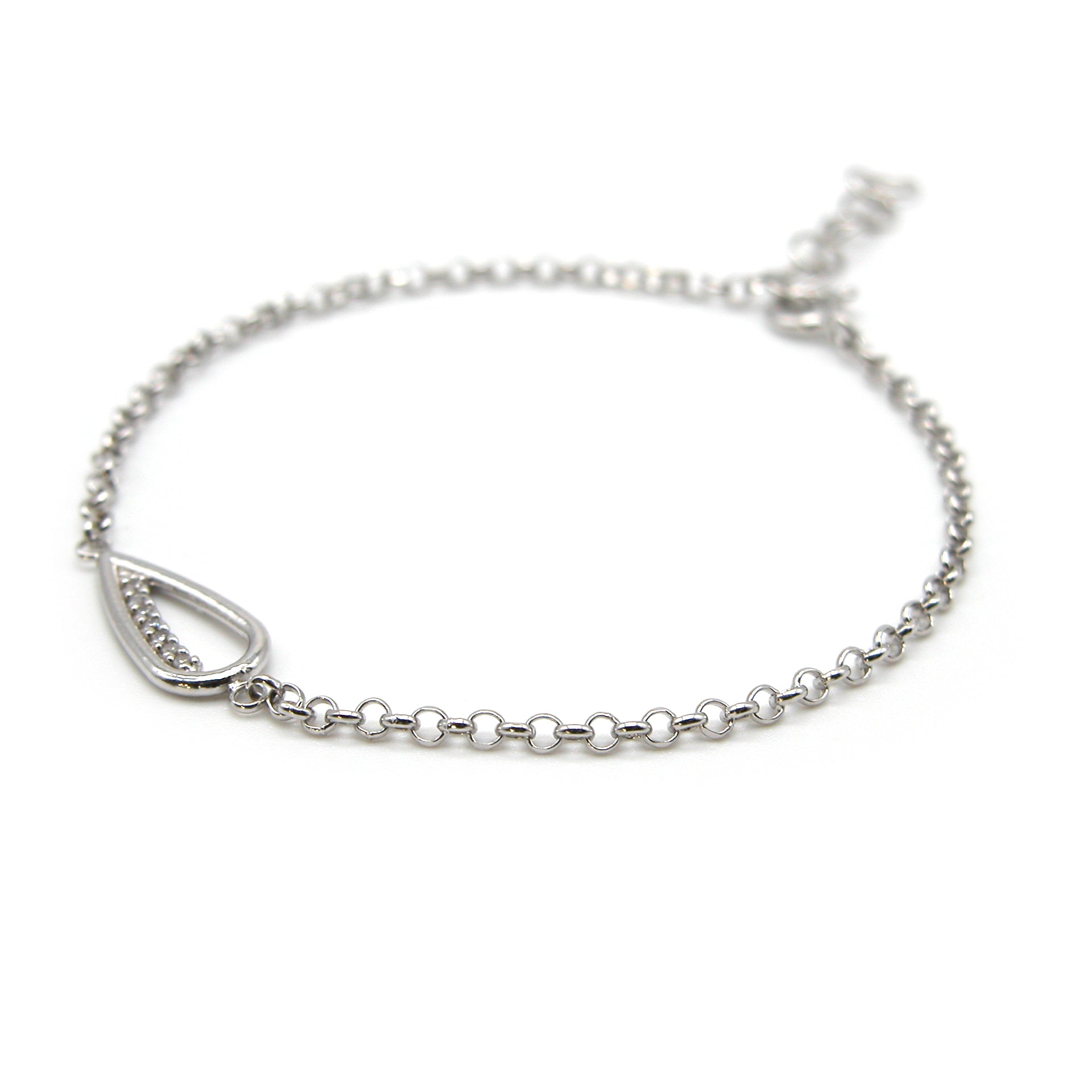Bracciale Goccia zirconi