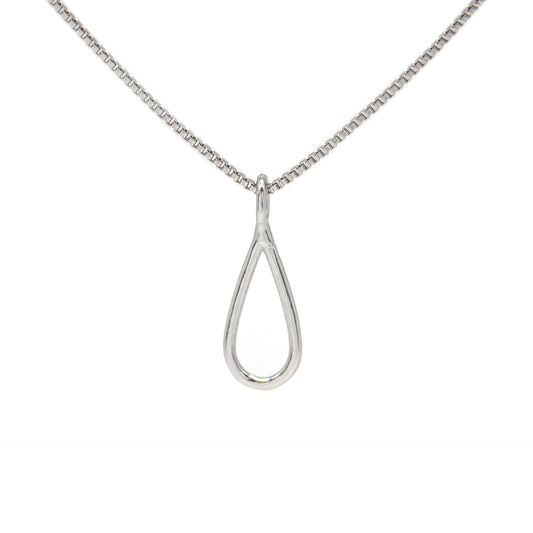 Collana Goccia Argento