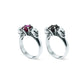 Anello teschi Argento
