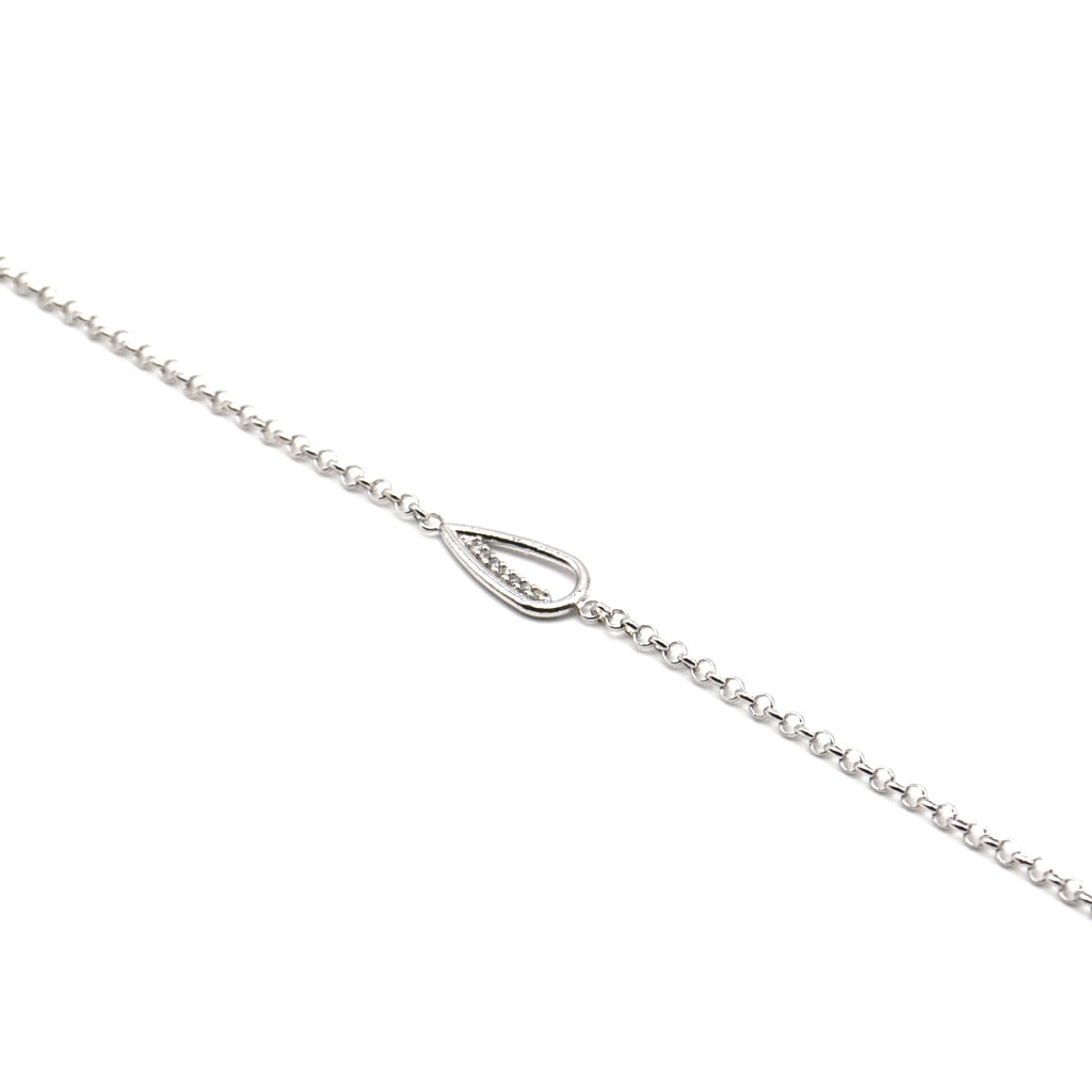 Bracciale Goccia zirconi