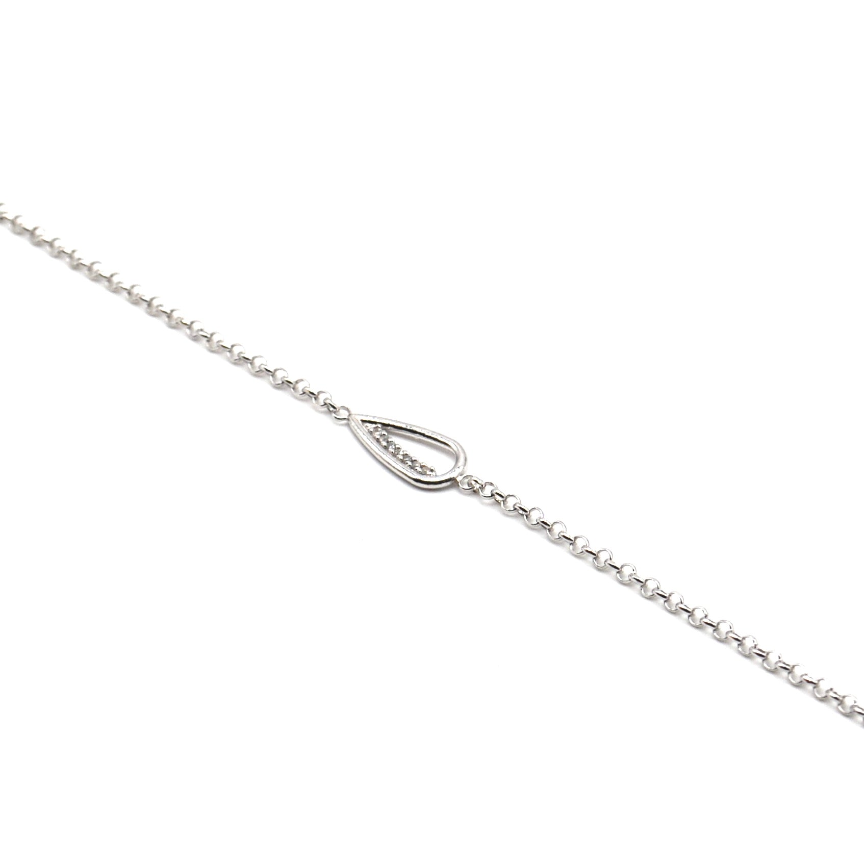 Bracciale Goccia zirconi