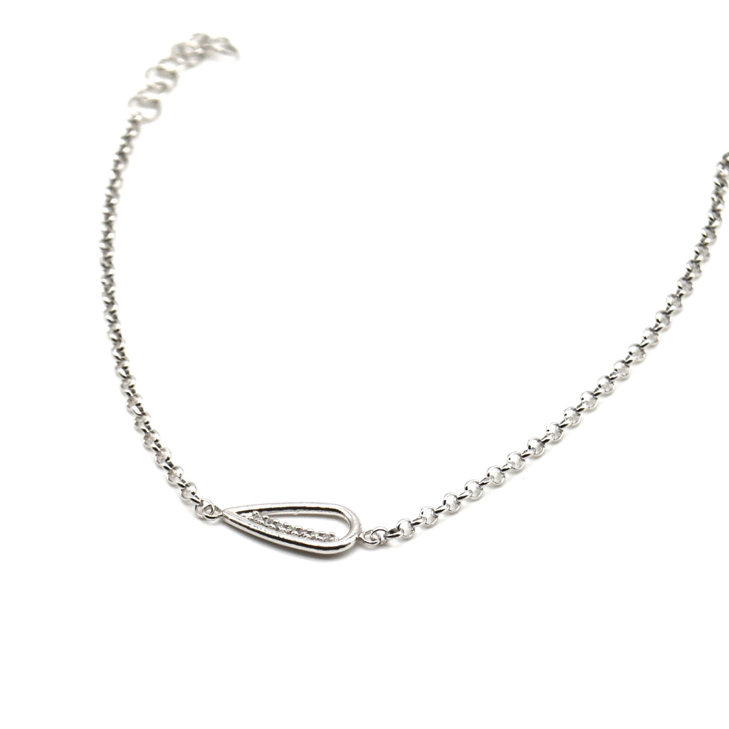 Bracciale Goccia zirconi